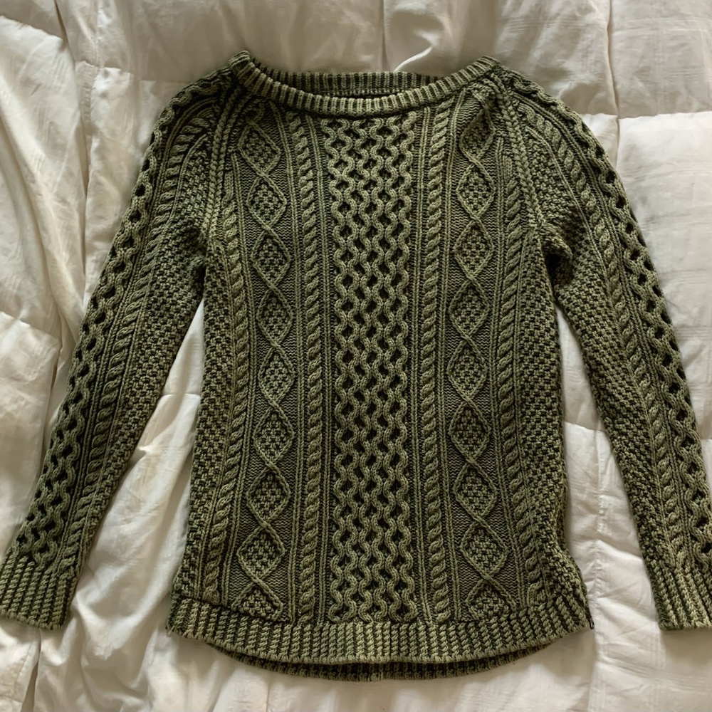 L.L. Bean Women's Signature Cotton Fisherman Tunic Sweater